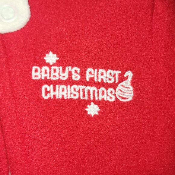 Baby Jammies For Your Families Joyful Celebration Red Sleep & Play size 3m - Picture 3 of 5